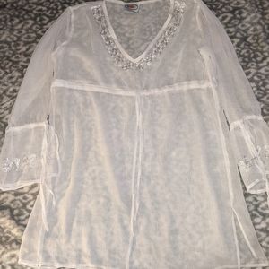 sheer cover up top